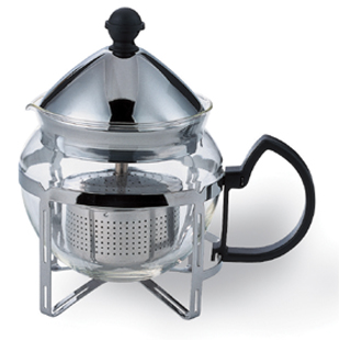 Glass Teapots - Chrome | Caterers Warehouse