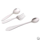 STERLING SILVER BABY SPOON & FORK SET