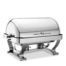 GRANDEUR OBLONG ROLL TOP CHAFER, 18/10 STAINLESS