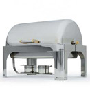 NEW YORK<SUP>®</SUP> RECTANGULAR HALF ROLL TOP CHAFER, 18/8 STAINLESS
