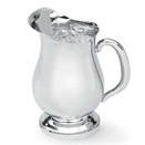 PITCHER WITH ICE GUARD, SATIN  FINISHED18/8 STAINLESS STEEL