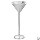 WINE COOLER STAND, MARTINI GLASS STYLE, 18/8 STAINLESS