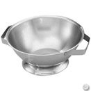 SERVING BOWL WITH HANDLE, STAINLESS STEEL