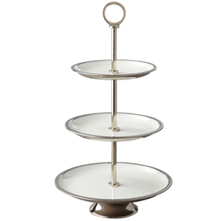 Three Tier Enameled Display Stand