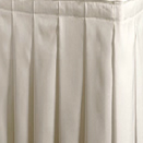 TABLE SKIRTING, BOX PLEAT, VALUE-TEX POLYESTER, VARIOUS COLORS