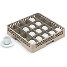 20 COMPARTMENT CUP RACK, BEIGE 