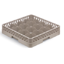 16 SQUARE COMPARTMENT CUP RACK, BEIGE