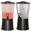 COLD BEVERAGE DISPENSERS WITH INFUSER TUBE, PLASTIC