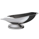 BUFFET SPOON REST, BRUSHED FINISH, STAINLESS STEEL