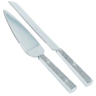 Knife and Lifter Set - Faux Crystals | Caterers Warehouse