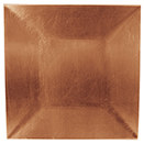 ACRYLIC SQUARE CHARGER PLATE, COPPER