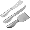 CHEESE KNIFE, SATIN FINISH STAINLESS STEEL