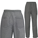 CHEF PANTS, UNIVERSAL FIT, HOUNDSTOOTH