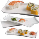 CURVED END RECTANGULAR PLATTERS