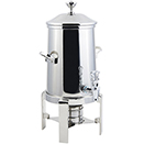COFFEE URNS, NON-INSULATED, STAINLESS WITH CHROME TRIM