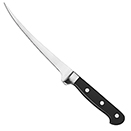 PROFESSIONAL FULL TANG FORGED CUTLERY, FLEXIBLE FILLET KNIFE, POM HANDLE