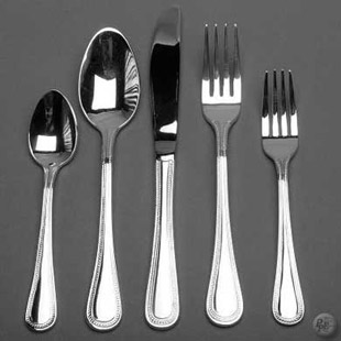 SILVER PEARLS FLATWARE COLLECTION