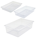 POLY-WARE FOOD PANS, POLYCARBONATE - FULL SIZE/ 6