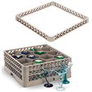 RACK MAX<SUP>®</SUP> 12 HEXAGON COMPARTMENT BASE RACK WITH 3 EXTENDERS, BEIGE