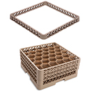 RACK MAX<SUP>®</SUP> 30 HEXAGON COMPARTMENT BASE RACK WITH 4 EXTENDERS, BEIGE