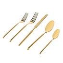 LOLA PVD COATED GOLD, 20 PIECE SET