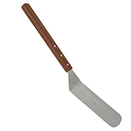 WOODEN HANDLE LONG SOLID TURNER, STAINLESS BLADE