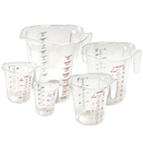 MEASURING CUP WITH COLOR GRADUATIONS, POLYCARBONATE