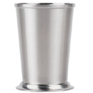 MINT JULEP CUPS, BRUSH FINISH STAINLESS STEEL 