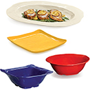 NEW YORKER™, BOWLS, PLATES, AND PLATTERS, ; MELAMINE