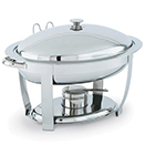 ORION® OVAL CHAFERS, LIFT OFF LID, STAINLESS