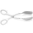 PASTRY TONGS, STAINLESS STEEL