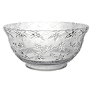 PUNCH BOWL, EMBOSSED STYLE, DISPOSABLE PLASTIC, PKG/6