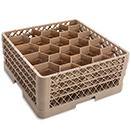 RACK MAX<SUP>®</SUP> 20 HEXAGON COMPARTMENT BASE RACK WITH 3 EXTENDERS, BEIGE
