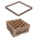 RACK MAX<SUP>®</SUP> 20 HEXAGON COMPARTMENT BASE RACK WITH 4 EXTENDERS, BEIGE