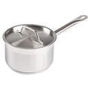 SAUCE PAN WITH COVER, STAINLESS STEEL - SAUCE PAN, 2 QT., 6 3/8