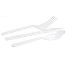SERVING FORKS, SPOONS, & KNIVES CUTLERY SET, DISPOSABLE PLASTIC