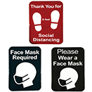 SOCIAL DISTANCE/COMPLIANCE SIGNS