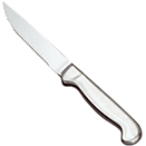STEAK KNIFE, SLIM RADIANT, POINTED TIP, HOLLOW HANDLE, PKG/1 DOZ.