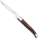 STEAK KNIFE, RED HANDLE WITH STEEL BLADE, 1 DOZEN