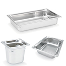SUPER PAN 3<SUP>®</SUP>, STEAM TABLE PANS, STAINLESS STEEL - 3 FULL SIZE PAN 2.5 INCH