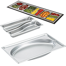 STEAM TABLE PANS, SUPER PAN<SUP>®</SUP> SUPER SHAPES, STAINLESS
