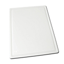 CUTTING BOARD WITH GROOVED, POLYETHYLENE - WHITE GROOVED CUTTING BOARD, 12