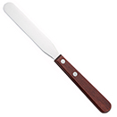 WOODEN HANDLE BAKERY SPATULA, STAINLESS BLADE
