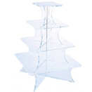 DISPLAY STANDS, 5 TIER, SQUARE, ACRYLIC
