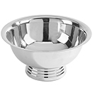 PAUL REVERE BOWLS, HIGH POLISHED FINISH STAINLESS STEEL - 96 OZ., 10