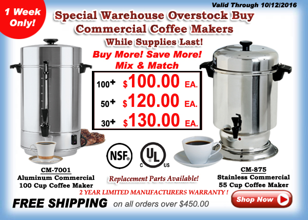 Special Warehouse Overstock Buy
