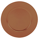 ACRYLIC CHARGER PLATE, COPPER COLOR