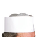 CHEF HATS, WHITE, DISPOSABLE