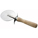 PIZZA CUTTER W/WOOD HANDLE, 4
