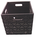 CRATE FOR PLATES, 24 SLOTS, SQUARE, POLY RESIN, KNOCKDOWN